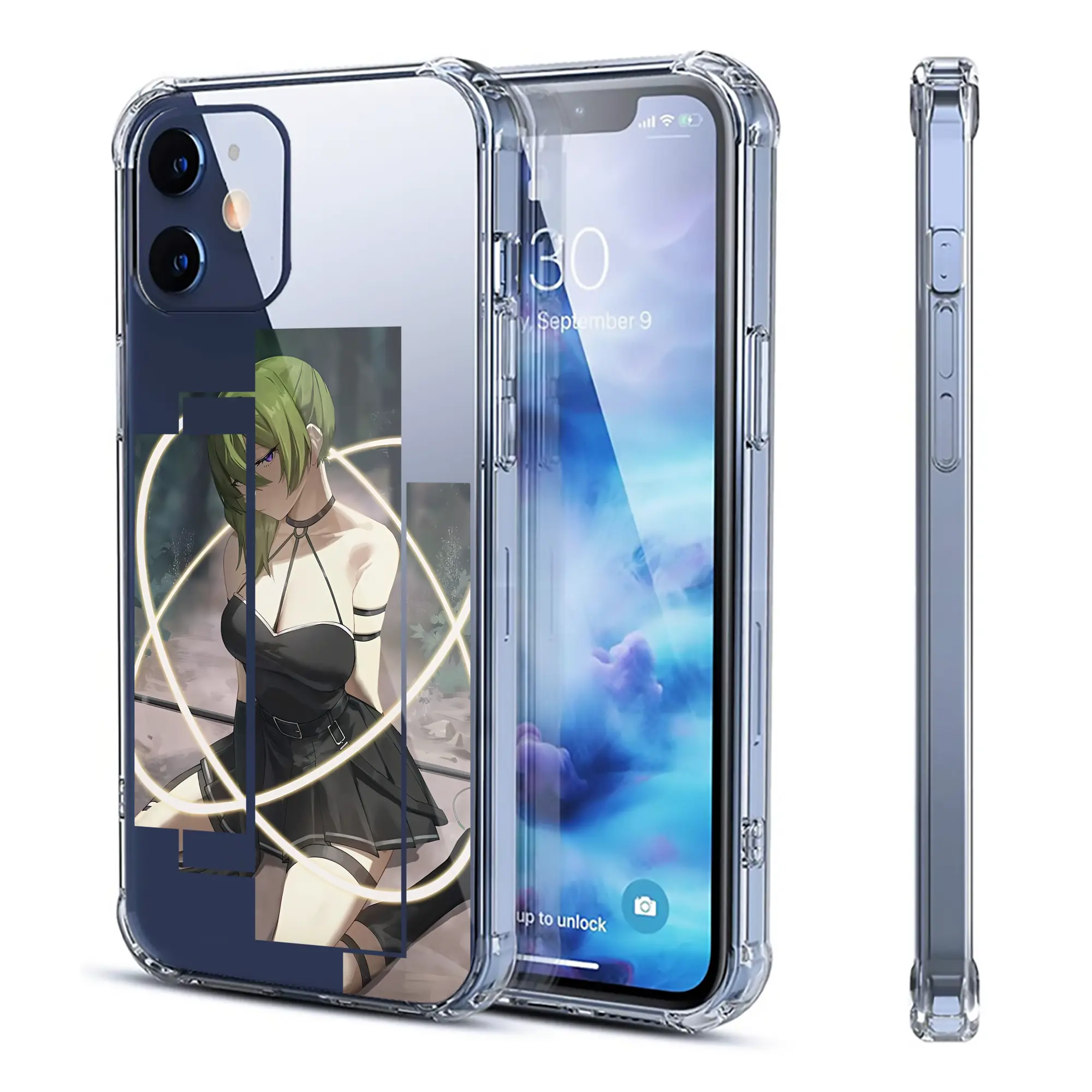 葬送のフリーレン（Frieren） グッズ,ユーベル（Übel） - IPhone 12シリーズ対応 ・ 透明スマホケース ・ クリアソフトケース ・ TPU素材 ・ 耐衝撃 ・ 高密着 ・ 防汚 防指紋 ・ 簡単着脱